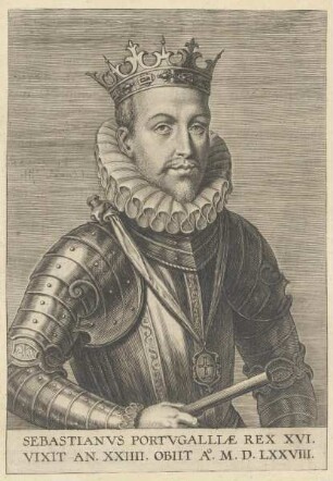 Bildnis von König Sebastianvs XVI. von Portugal