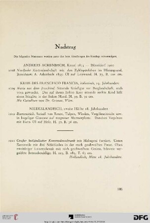 Nachtrag (Nr. 1008-1011)