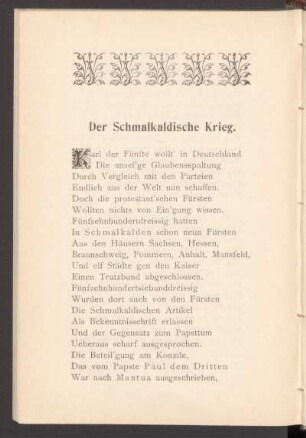 Der Schmalkaldische Krieg.