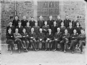 Klassenfoto der Landwirtschaftlichen Kreis-Winterschule Buchen 1922/23
