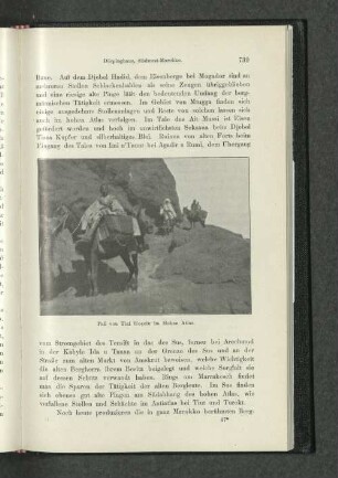 Abbildung Pass von Tizi Hocein im Hohen Atlas.