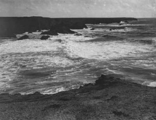 Brandung bei Port Donnant (England-Frankreich-Reise 1907-1908)