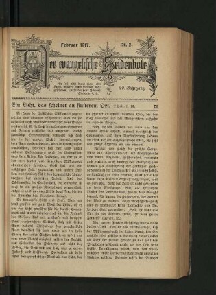 Nr. 2. Februar 1917.