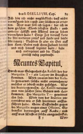 Neuntes Capitul.