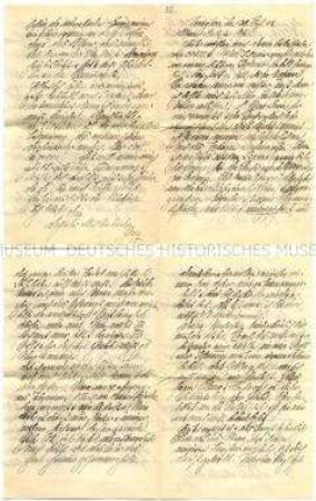 Brief an seine Ehefrau Else Lucas aus Tsingtau von der parlamentarischen Studienreise nach Ostasien des Reichstagsabgeordneten Dr. Georg Lucas