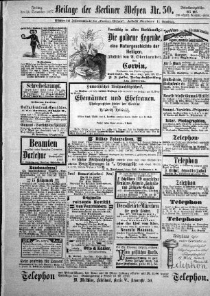 Beilage der Berliner Wespen Nr. 50
