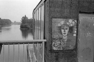 Pardubice : In Pardubice, Elbe-Kraftwerk, rechts der Zufluss der Chrudimka