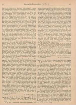 557-558 [Rezension] Hunzinger, August Wilhelm, Lebensgeist. Letzte Predigten