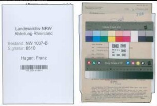 Entnazifizierung Franz Hagen , geb. 06.07.1903 (Kaufmann)