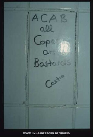 ACAB all Copes are Bastards | Castro