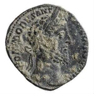 Münze, Sesterz, 186 - 187 n. Chr.