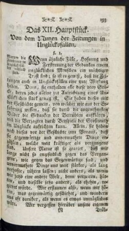 Das XII. Hauptstück