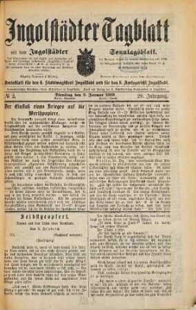 Ingolstädter Tagblatt. 1888 = Jg. 29