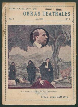 Una escena del "Puñal de los Troveros" - [Fotografía]