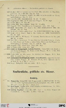 Neufürstliche, gräfliche etc. Häuser (Nr. 5301-5881)