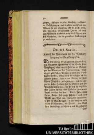 Drittes Kapitel. Kampf der Britannier für die Wiedererlangung der Unabhängigkeit.