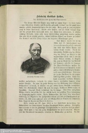 Friedrich Gottlob Keller, der Erfinder des Holzschliffpapieres