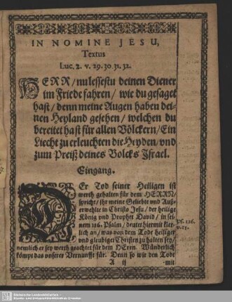 Leichenpredigt