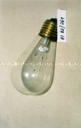 Kohlefaden-Glühlampe 220 Volt, 16 Hk, 50 Watt