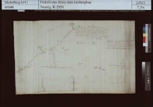 Hoffnung Gottes und Himmlischer Vater bei Langenau, Einbringen der Brand Stollnsohle auf dem Hilfe Gottes Flachen unter der Stollnsohle von Himmlischer Vater Stolln