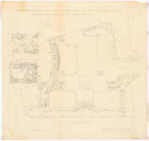 Schwesternhaus der Universitätskliniken der Universität Köln: Bepflanzungsplan für die Gartenanlagen: Grundriss 1:100