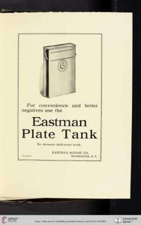 Eastman Kodak Co. [Eastman Plate Tank]