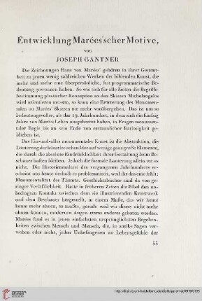 1: Entwicklung Marées'scher Motive