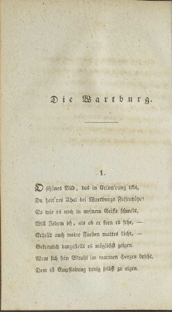 Die Wartburg.
