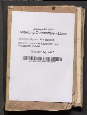 Requisitionen der Spezialkommissarien der Generalkommission zu Münster in Ablösungssachen, Bd. 2