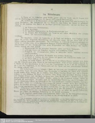 3a. Mittheilungen