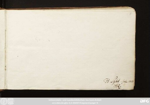 Denkmal der Freundschaft : Stammbuch Heinrich Philipp Ferdinand von Sybel