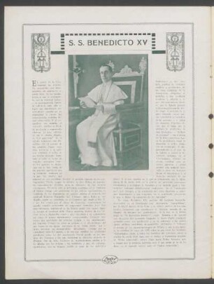 S. S. Benedicto XV