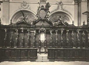 Chorgestühl : Chorgestühl. Ossegg (Osek), Zisterzienserstift, Stiftskirche, Mönchschor