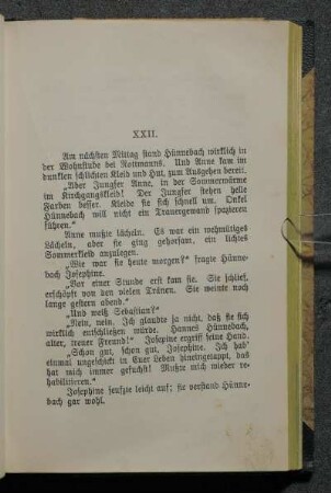 XXII. Kapitel