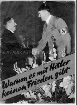 Reich bebilderte Propagandaschrift aus Großbritannien für die deutsche Bevölkerung