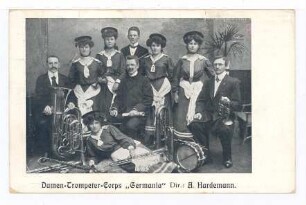Damen-Trompeter-Corps "Germania"Dir.: A. Hardemann.
