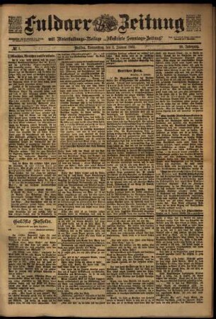 Ausgabe vom Donnerstag, den 02. Januar 1902.