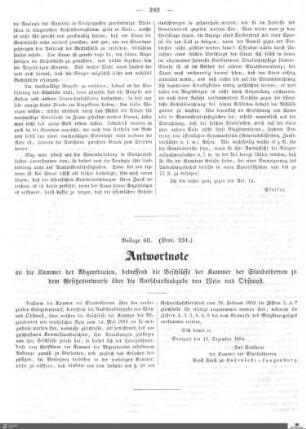 Beilagen zu Protokoll, 251. Sitzung