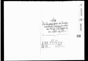 Persönliche und geschäftliche Angelegenheiten von Stuttgarter "Inwohnern" (Einwohner ohne Bürger- oder Beisitzrecht)