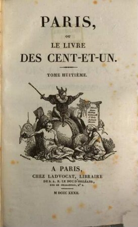Paris, ou le livre des cent-et-un, 8