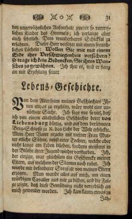 Lebens-Geschichte.