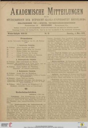 Nr. 18 (4. März 1899)