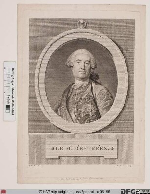 Bildnis Louis-César Le Tellier, duc d'Estrées