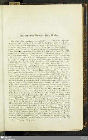 A. Europa unter Bonapartischem Einfluß
