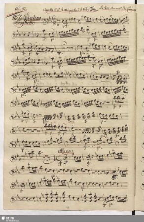 1157. Cavatina: Quello è il tetto quello è il nido / Cimarosa, D.