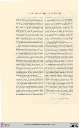 6: Exposition de l'oeuvre dé Méryon