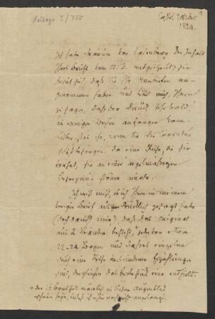 Brief an Unbekannt : 24.12.1824