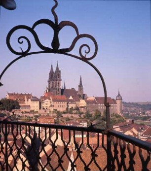 Meißen : Meißen bei Dresden. Dom & Albrechtsburg von der Frauenkirche