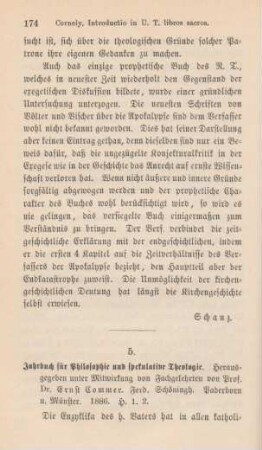 174-176 [Rezension] Jahrbuch für Philosophie und spekulative Theologie