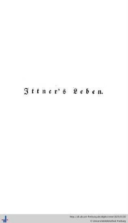 Ittners Leben